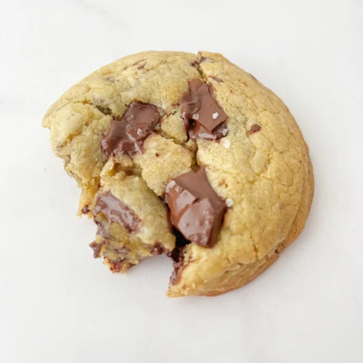 Galletas de chispas de chocolate para una persona 3 Galletas de chispas de chocolate para una persona.