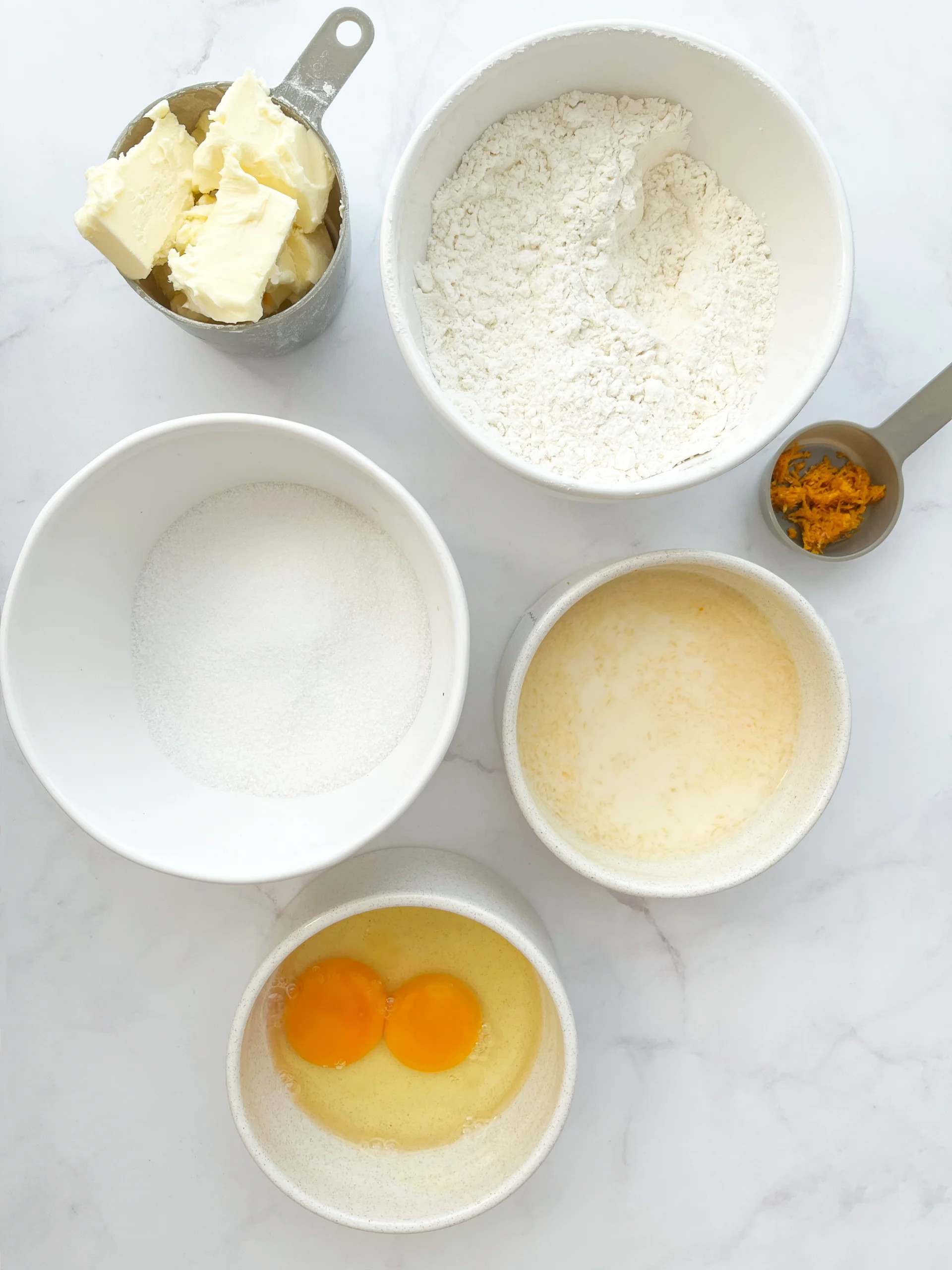 Budín de naranja y chocolate 2 Lista de ingredientes