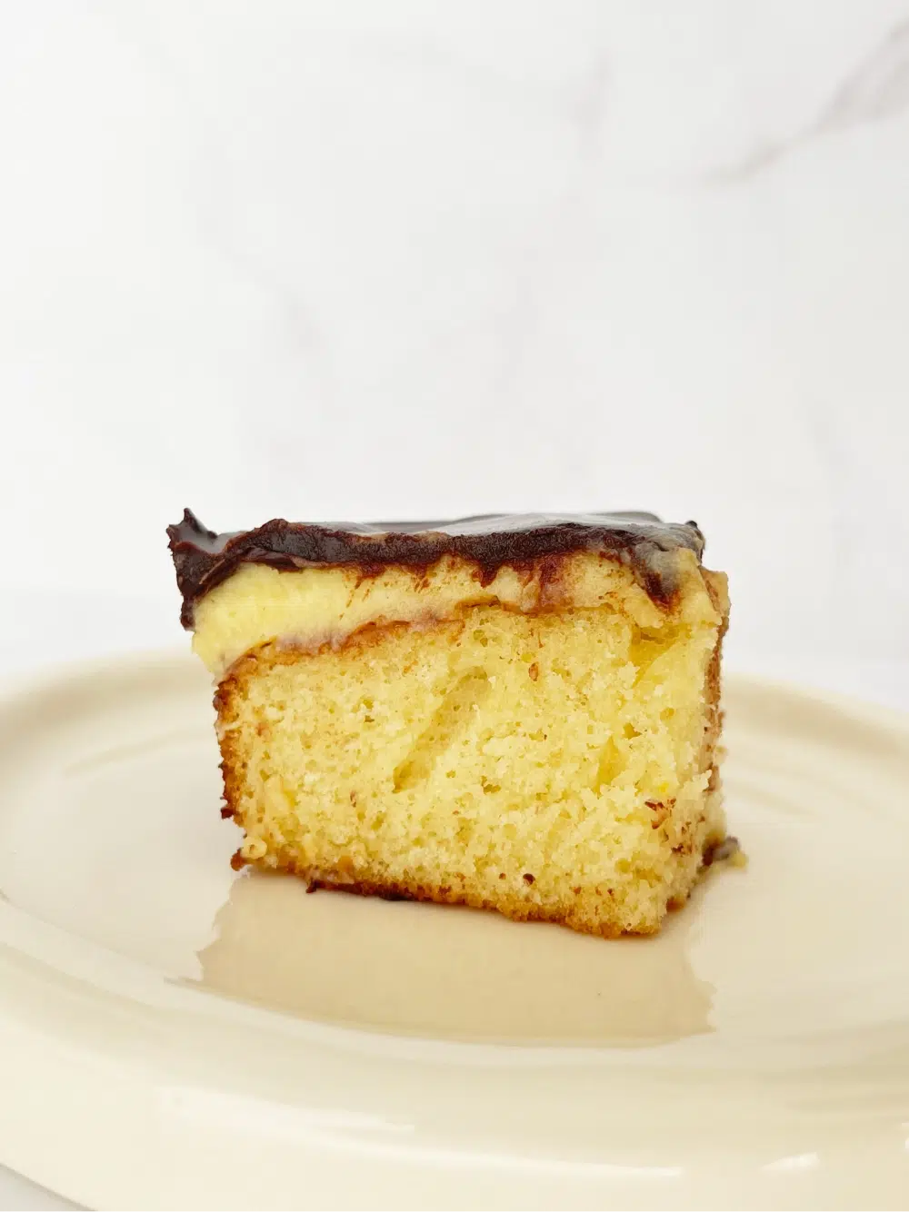 Pastel de crema de Boston (Boston Cream Pie) 1 Boston Cream Pie