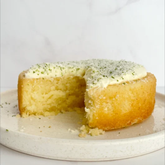 Torta de coco y lima