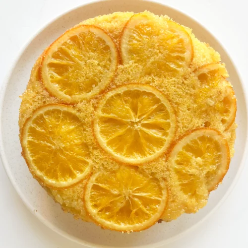 Torta de polenta y naranja