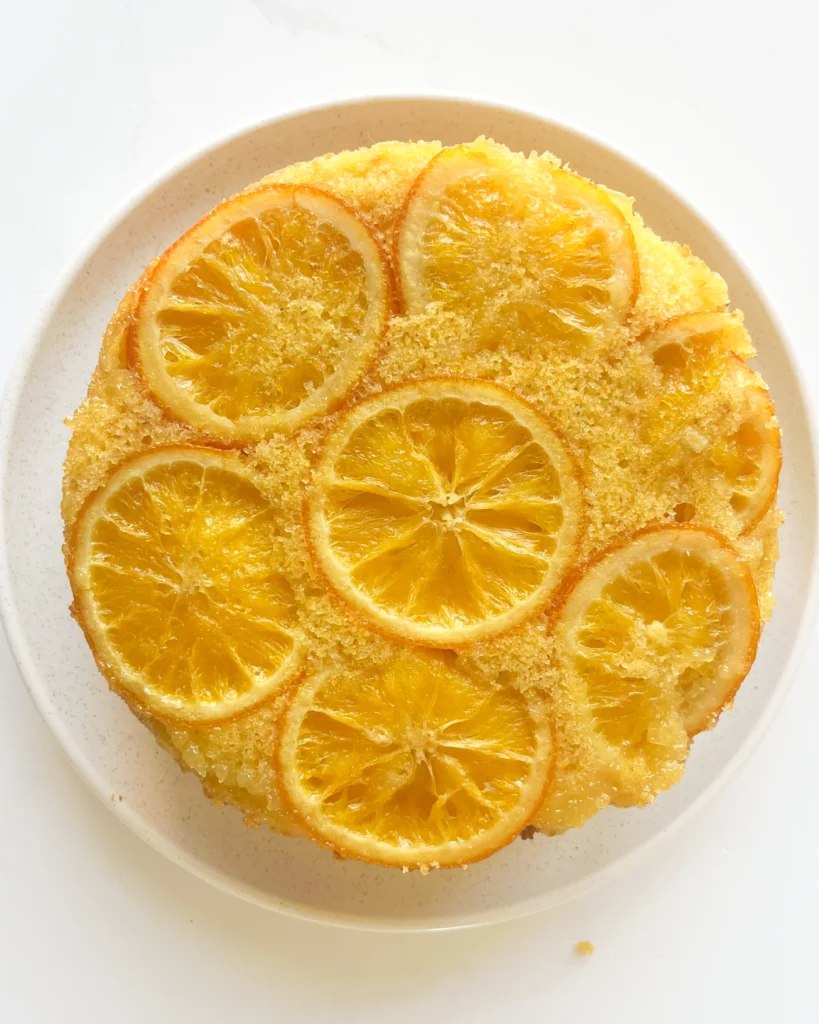 Torta de polenta y naranja