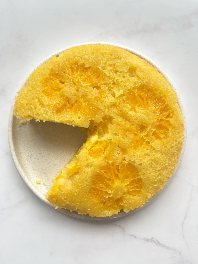 Torta de polenta y naranja