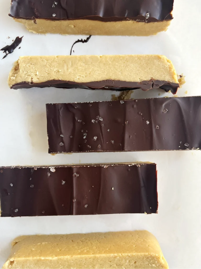 Barritas de mantequilla de maní y chocolate 2 Barritas de proteina