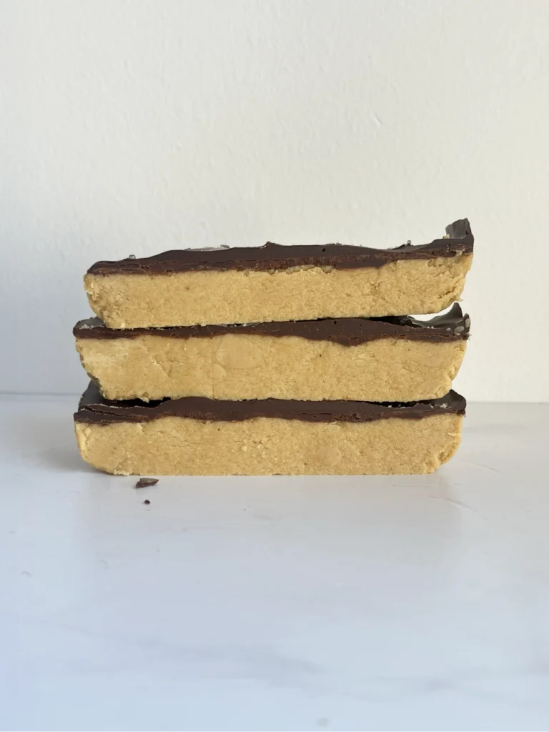 Barritas de mantequilla de maní y chocolate