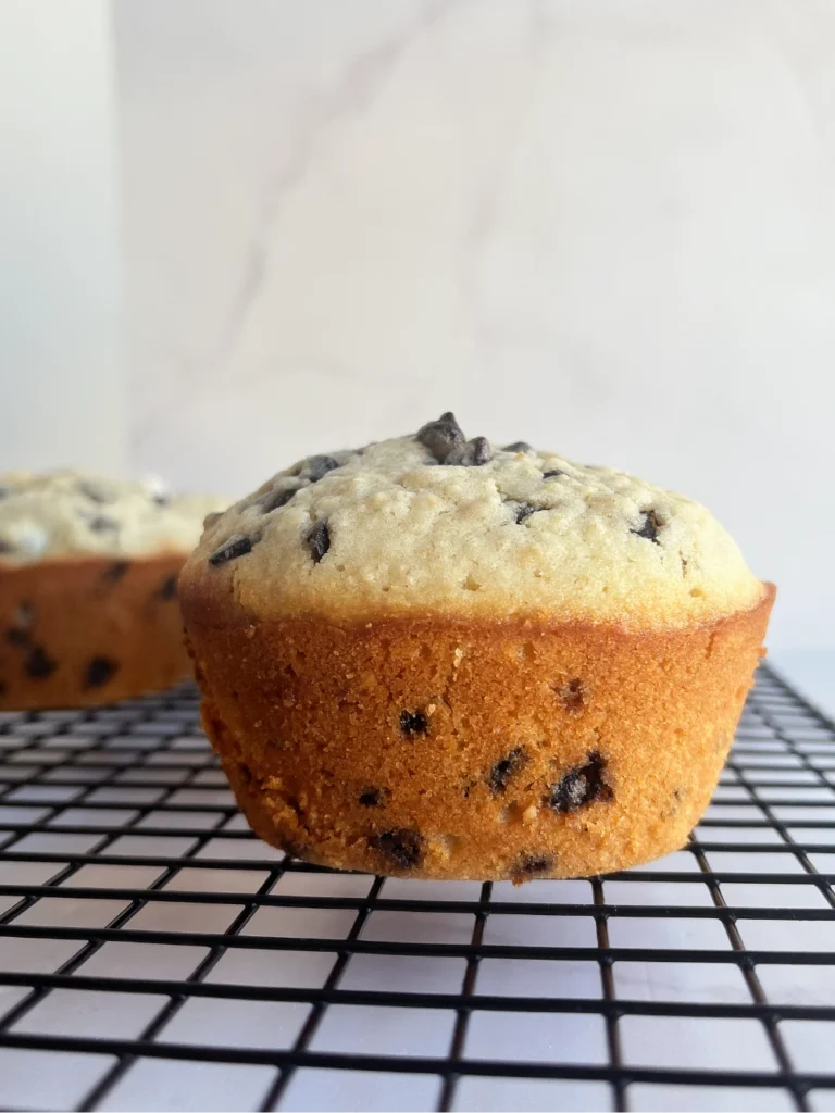 Muffins sin gluten con chispas de chocolate