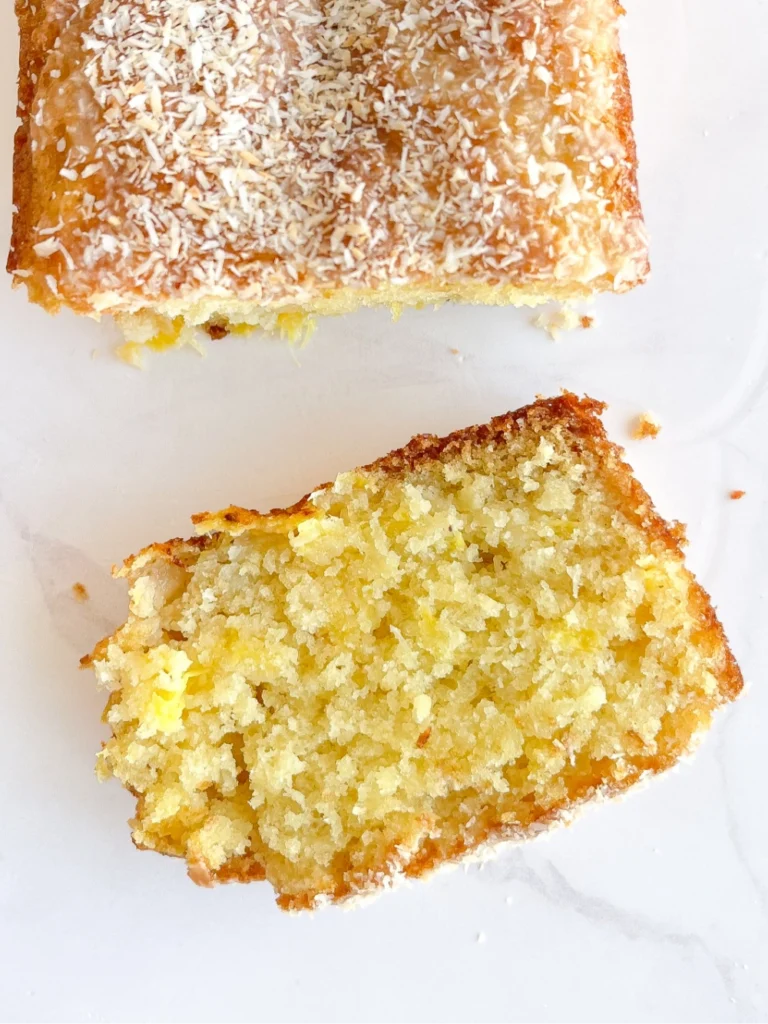 Budín de coco y piña