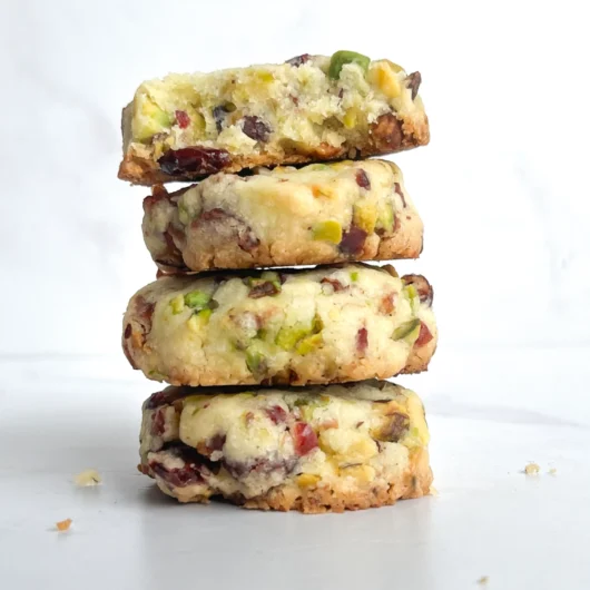 Galletas de arándanos y pistachos