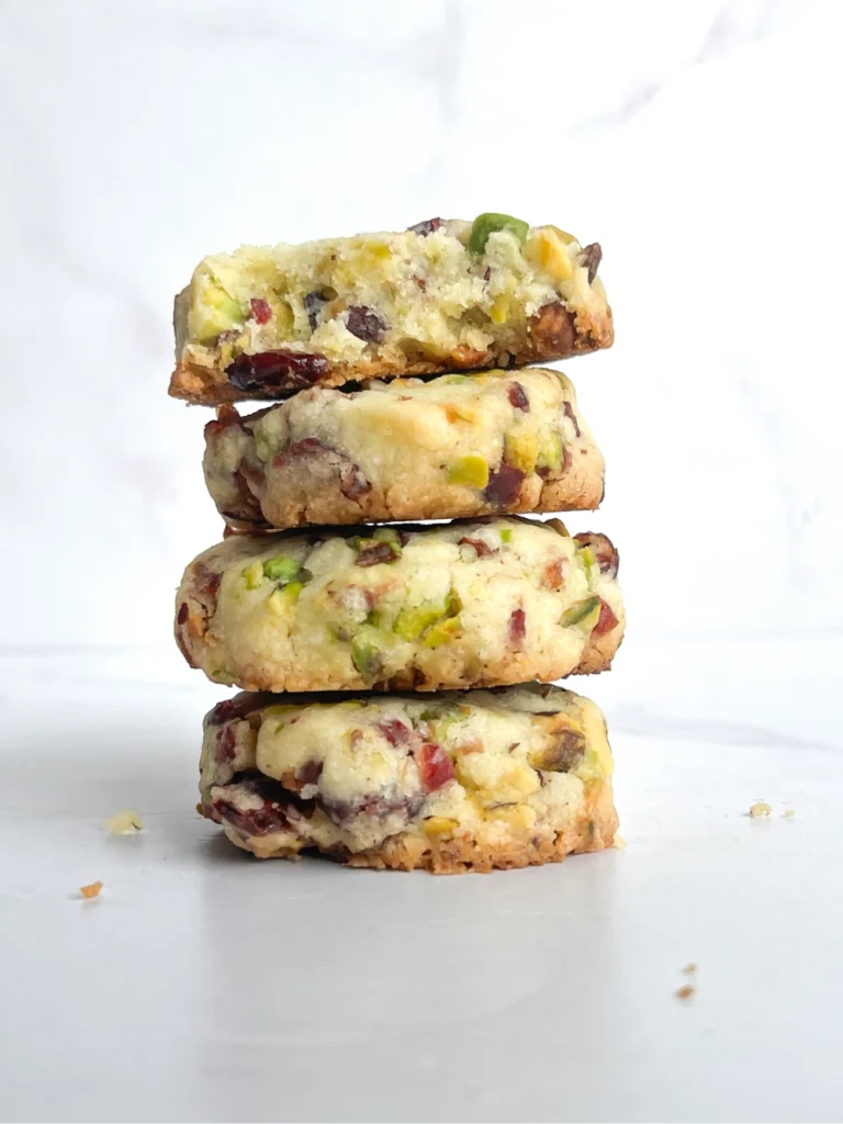 Galletas de arándanos y pistachos