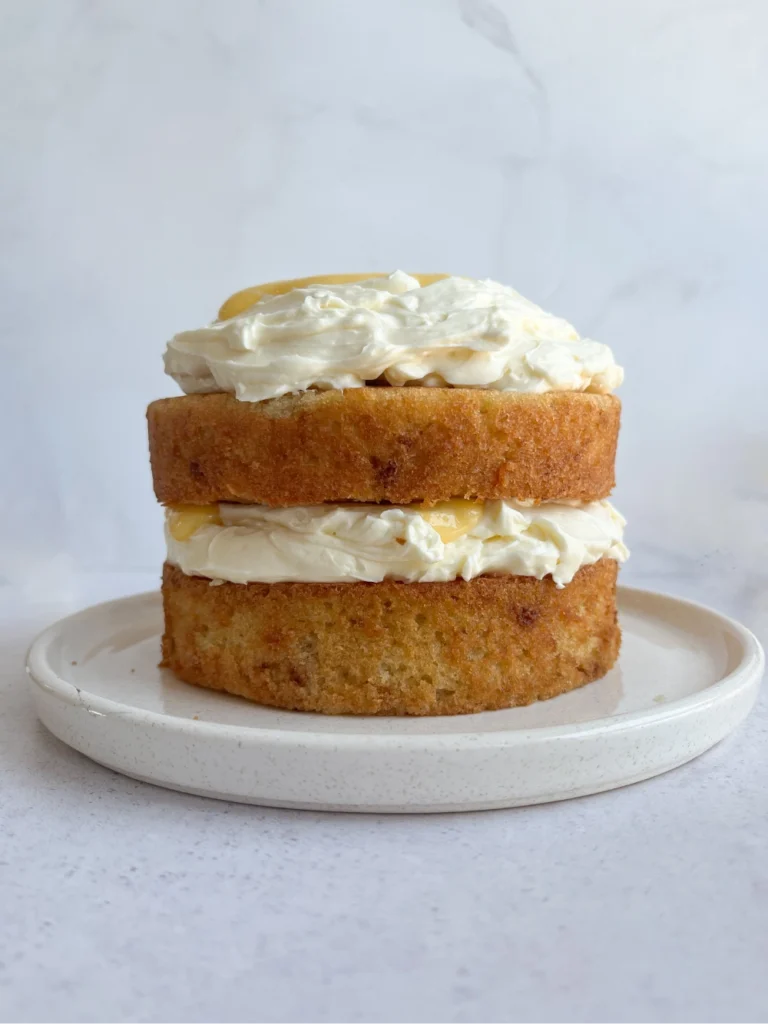 Torta de limón y lavanda