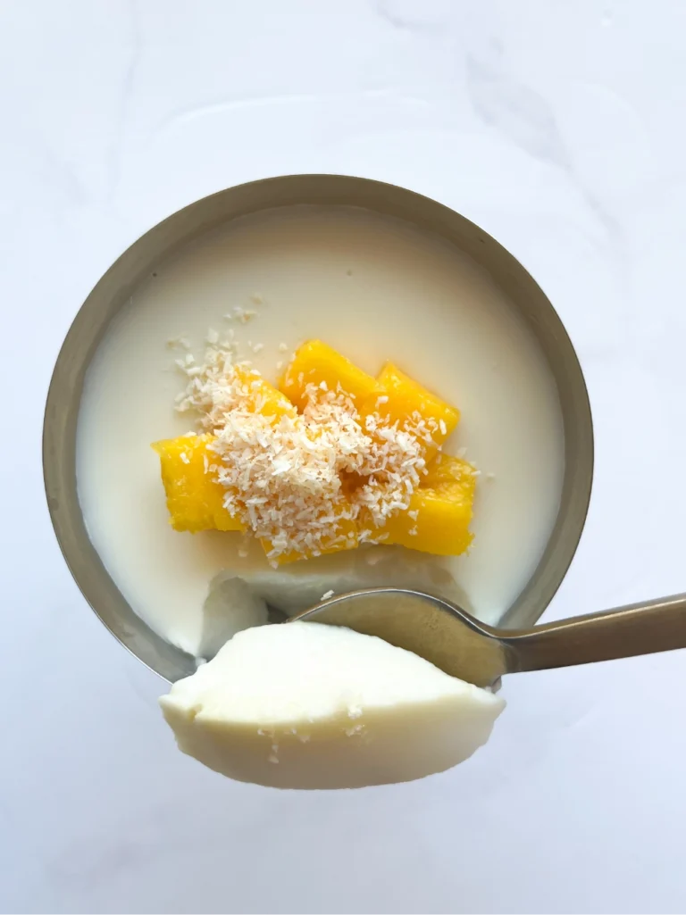 Panna cotta de coco