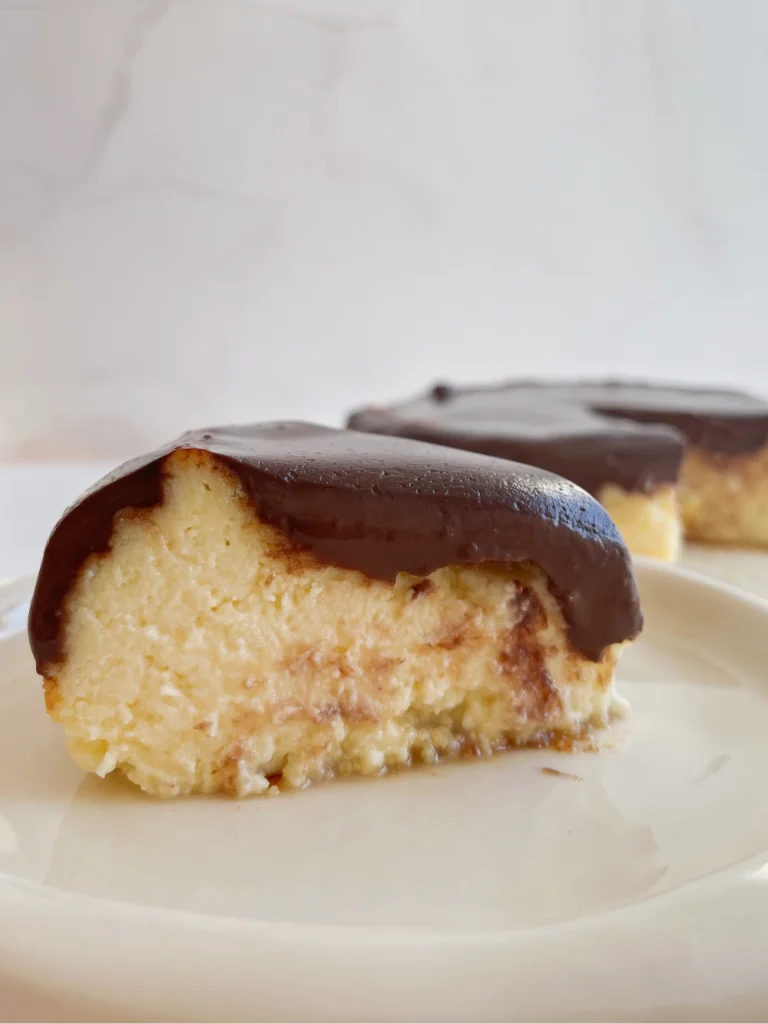 Cheesecake Vasco con crema de chocolate