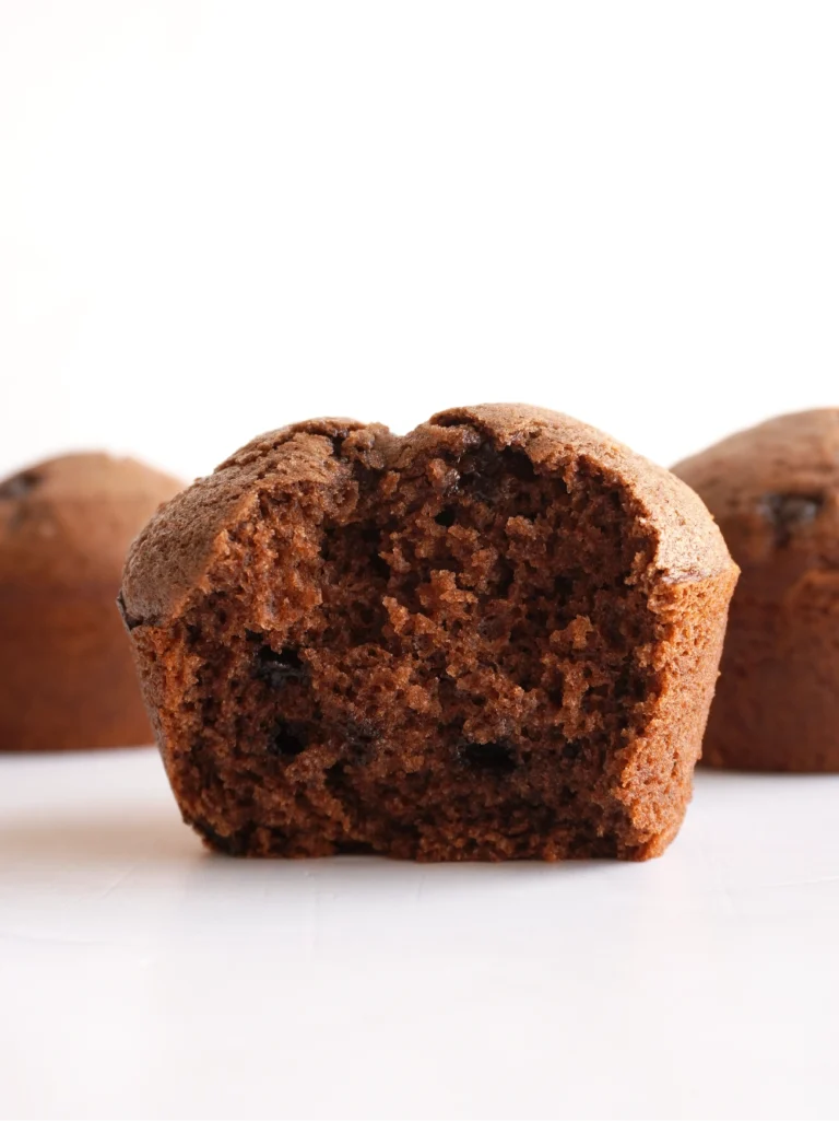 Muffins de chocolate veganos