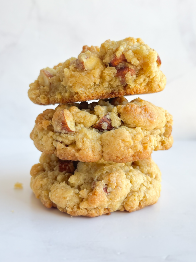 Galletas de almendras y chocolate blanco
