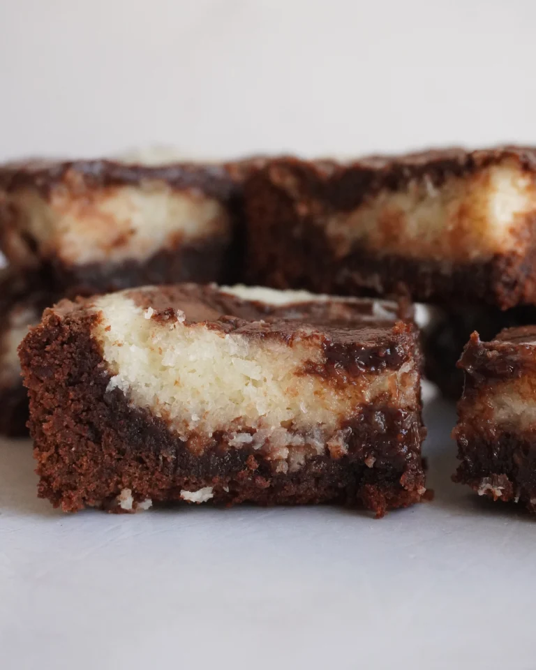 Brownies de coco 2 Brownies de coco