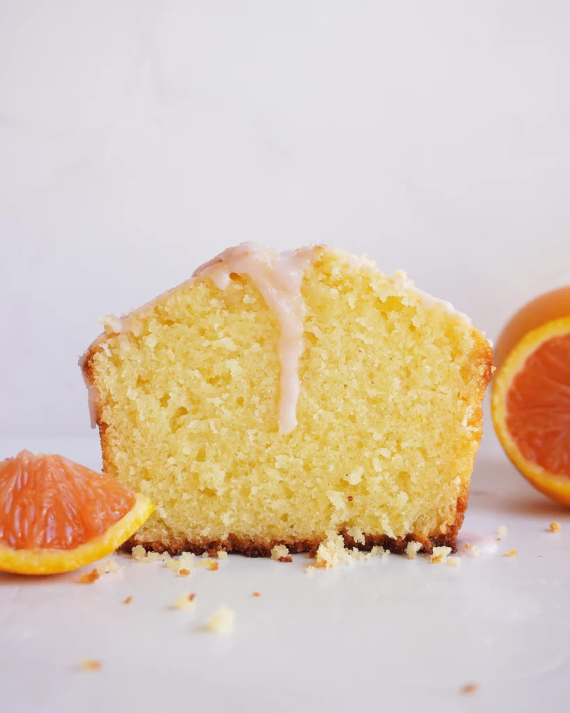 Budín de naranja sanguina