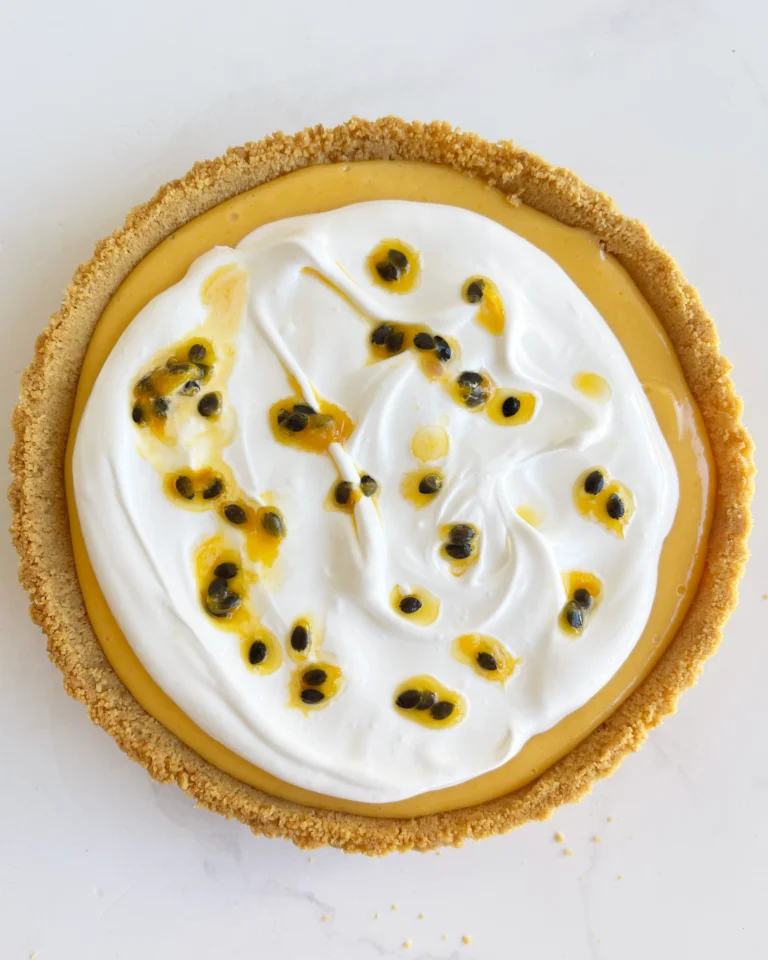 Tarta de maracuyá